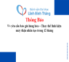 Thông báo Vv yêu cầu báo giá hàng hóa – Thay thế linh kiện máy thận nhân tạo trong 12 tháng